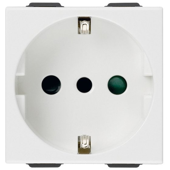 Priză Vimar Neve Up 09209, Shuko, Alb