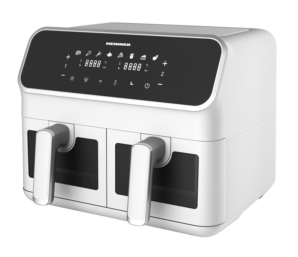Friteuza Dubla Aer Cald Heinner DualFry 8L 1700W Digitala - imagine 3