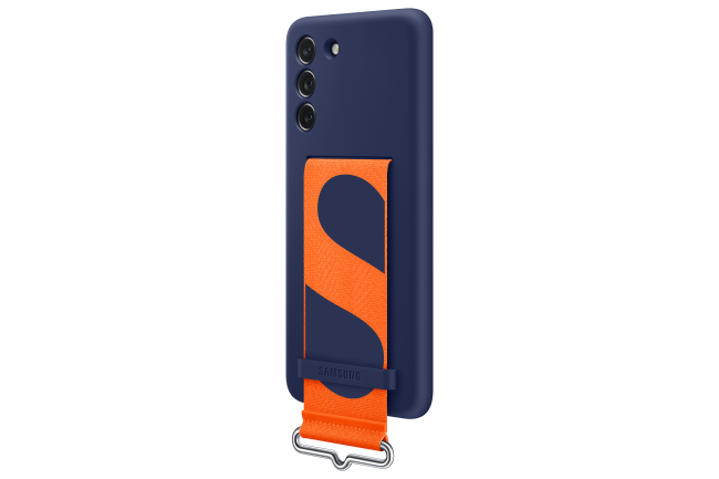 Husă Samsung Galaxy S21 FE Silicone cu curea Navy - imagine 5