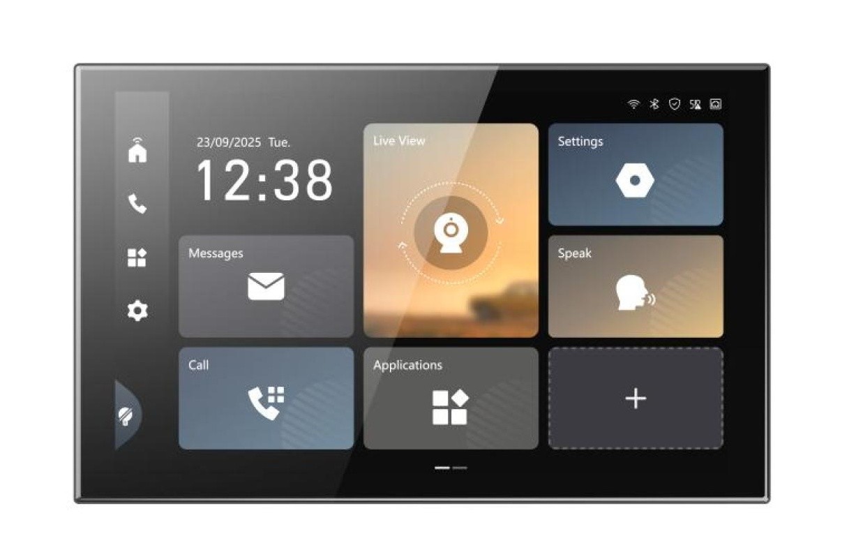 Videointerfon IP Hikvision touchscreen 10.1 inch, Android 14