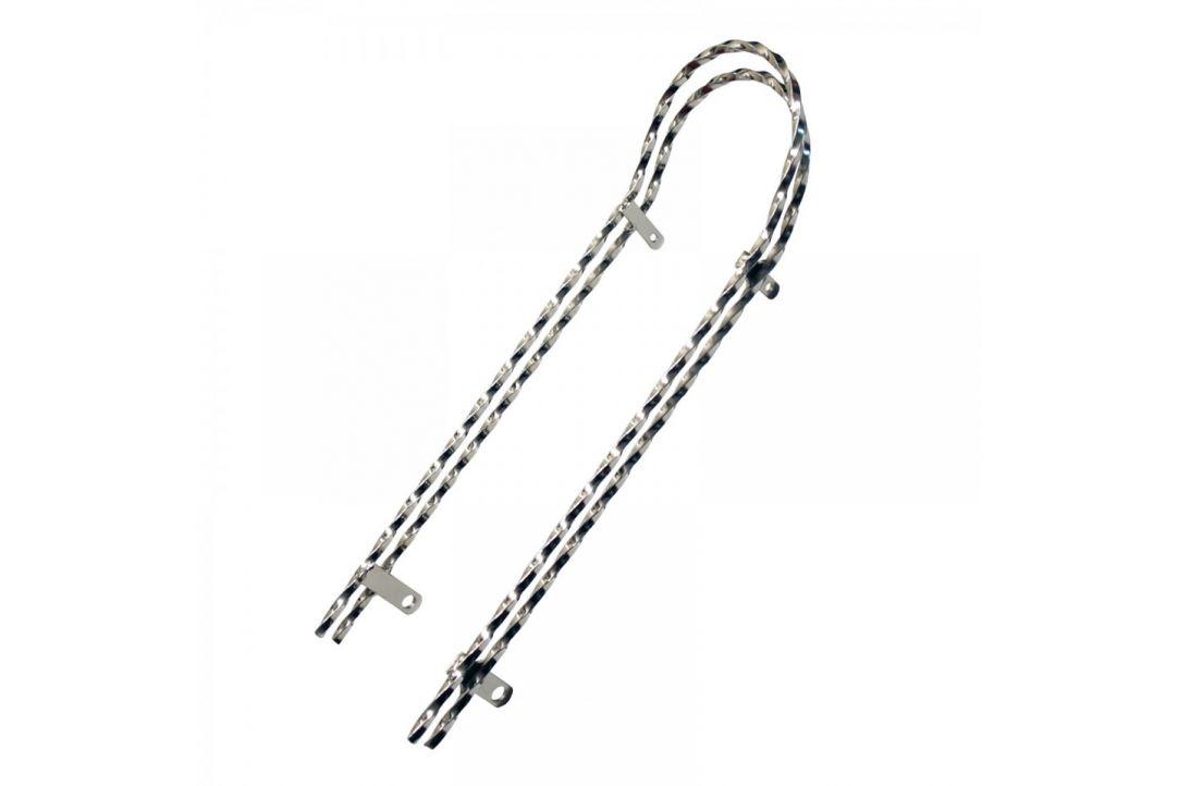 Sissy Bar Suport Sa Cromat 18 inch pentru Biciclete Strada Mini