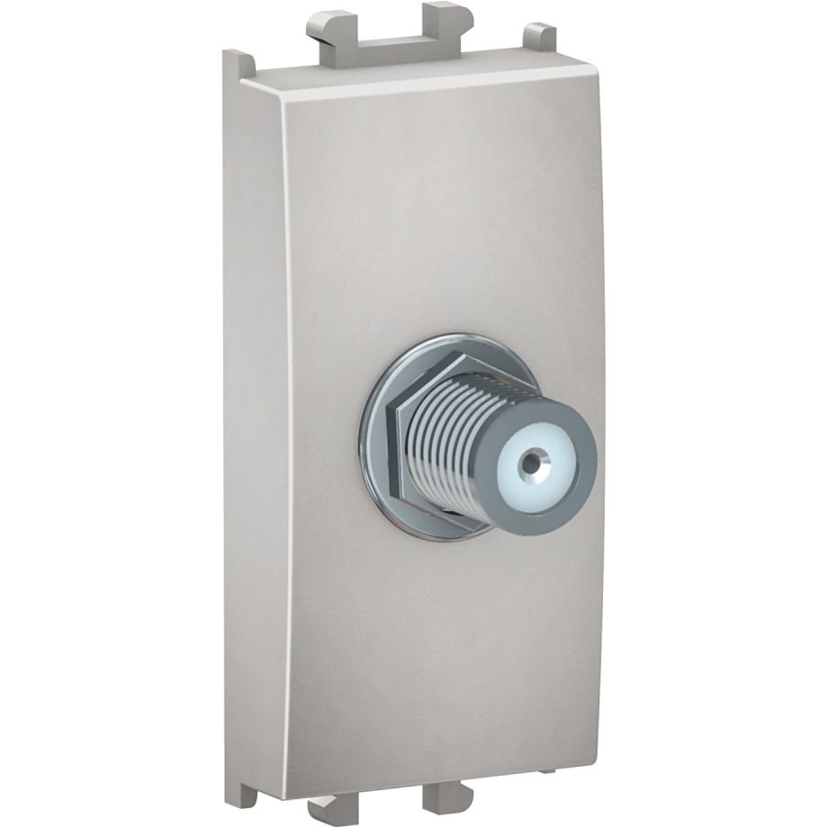 Priza SAT Schneider Easy Styl, 1 modul, argintiu