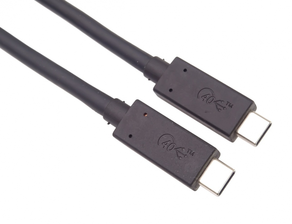 Cablu Thunderbolt 3 USB 4 8K 1.2m | 40Gbps, OEM