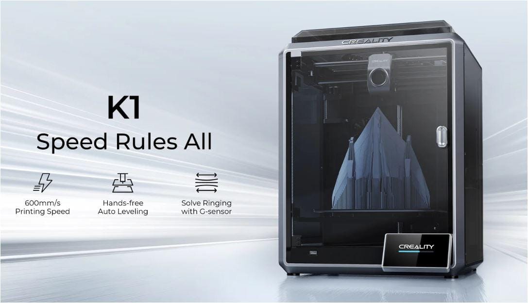 Imprimanta 3D Creality K1 - Viteză 600mm/s, Auto Leveling - imagine 2