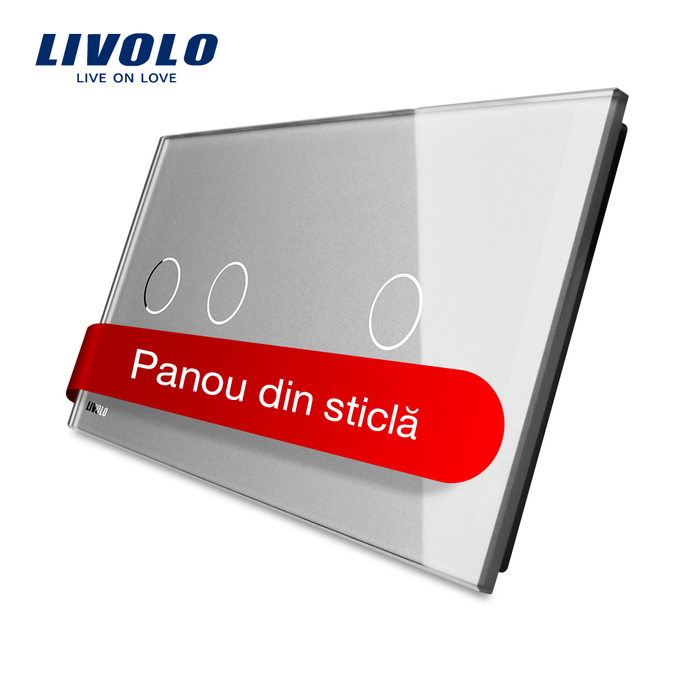 Panou Touch Livolo Sticlă Dublu+Simplu - imagine 14