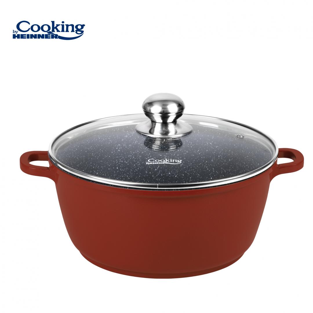 Semioală COOKING BY HEINNER Calabria Aluminiu 5.3L - imagine 2