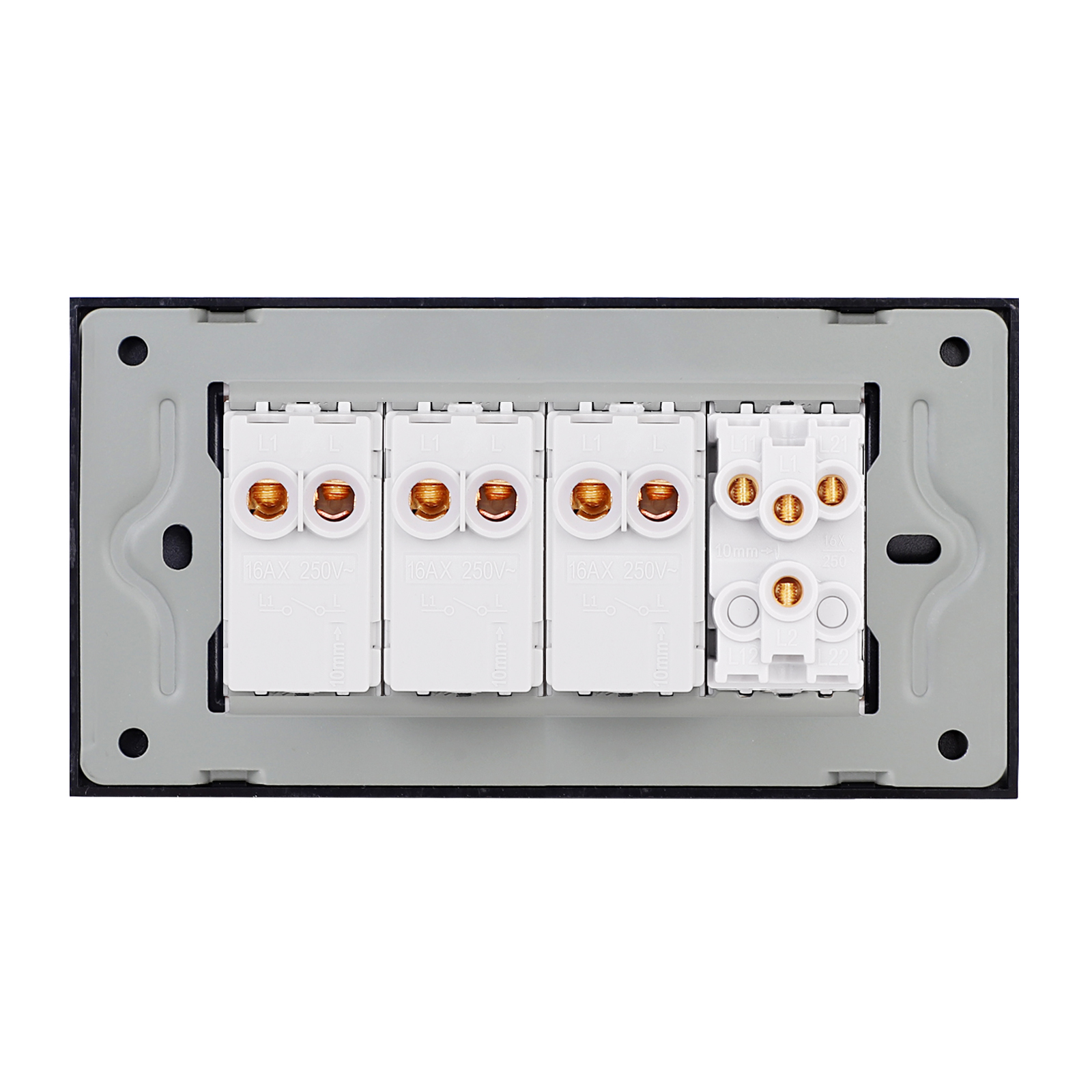 Întrerupător 5 posturi LUXION sticlă 4M - imagine 8