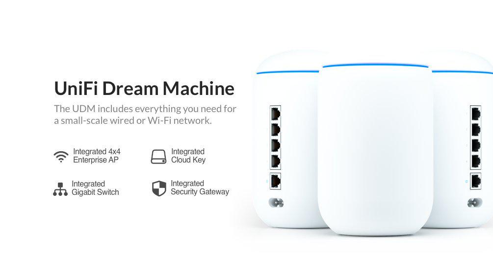Router UBIQUITI UniFi Dream Machine WiFi 5 Dual-Band Gigabit