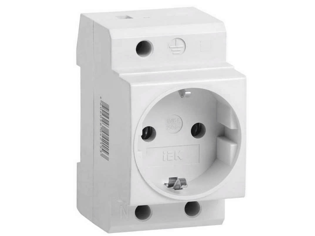 Priza IEK 2P+E 16A DIN - Montare Rapidă