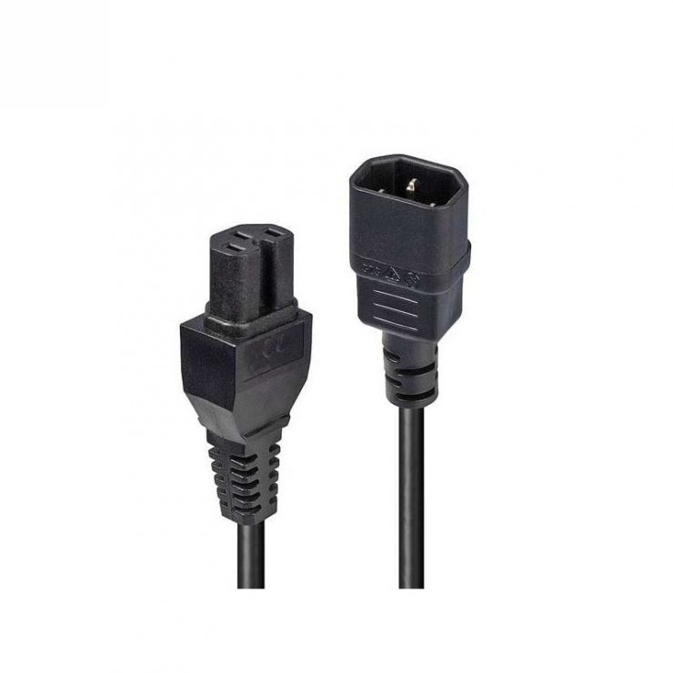 Cablu alimentare Lindy C14 la C15, 5m, 10A, 120°C