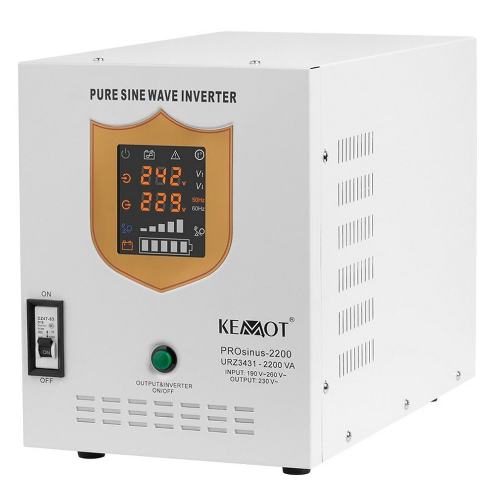 UPS Kemot 1600W Sinus Pur pentru Centrală