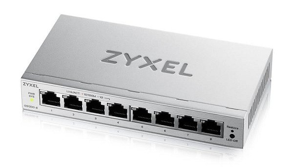 Switch Gigabit Zyxel GS1200-8V3, 8 Porturi, Web Managed