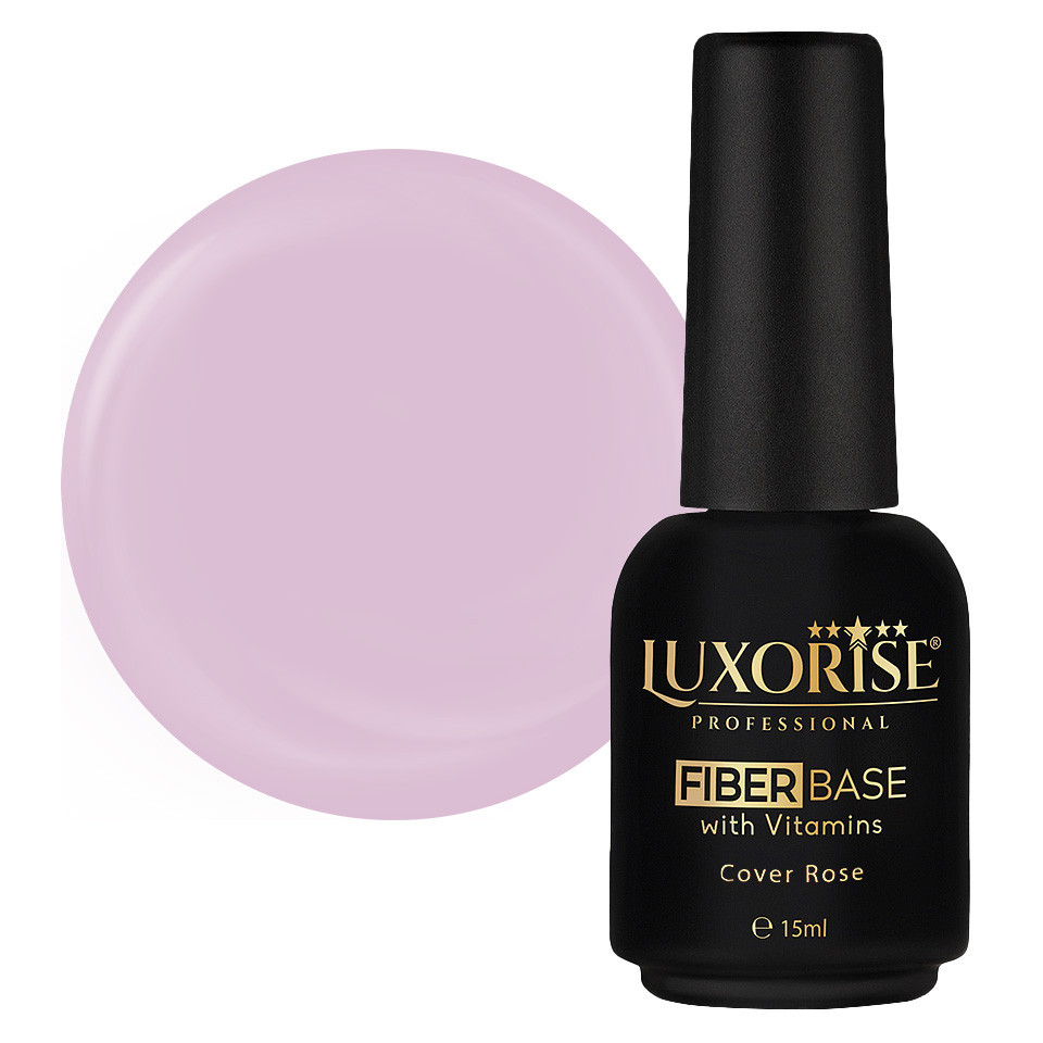 Fiber Base LUXORISE Cover Rose 15ml - Fortificare - imagine 1