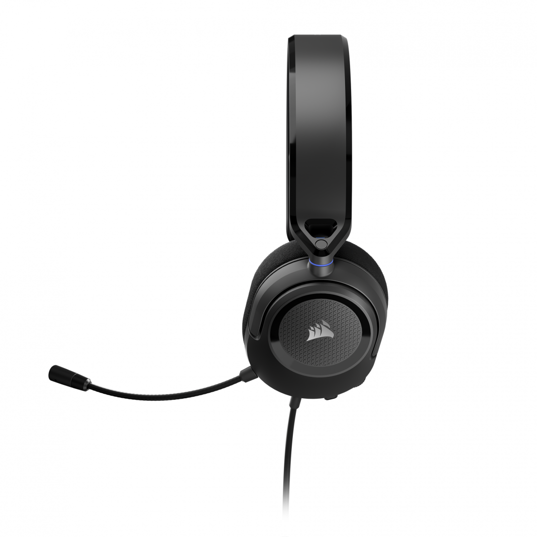 Casti Gaming CORSAIR HS35 V2 Albastru - Sunet Imersiv 50mm - imagine 3