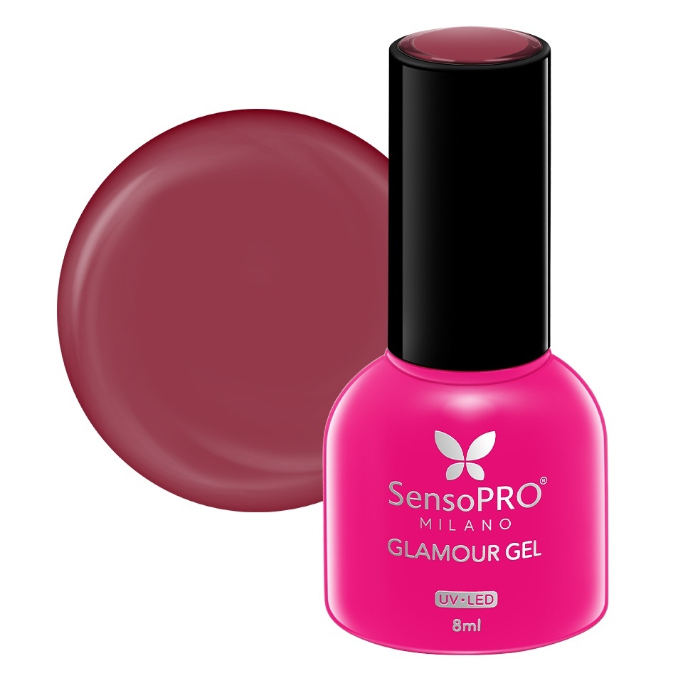 Oja Semipermanenta SensoPRO Red Sensation 8ml - imagine 2