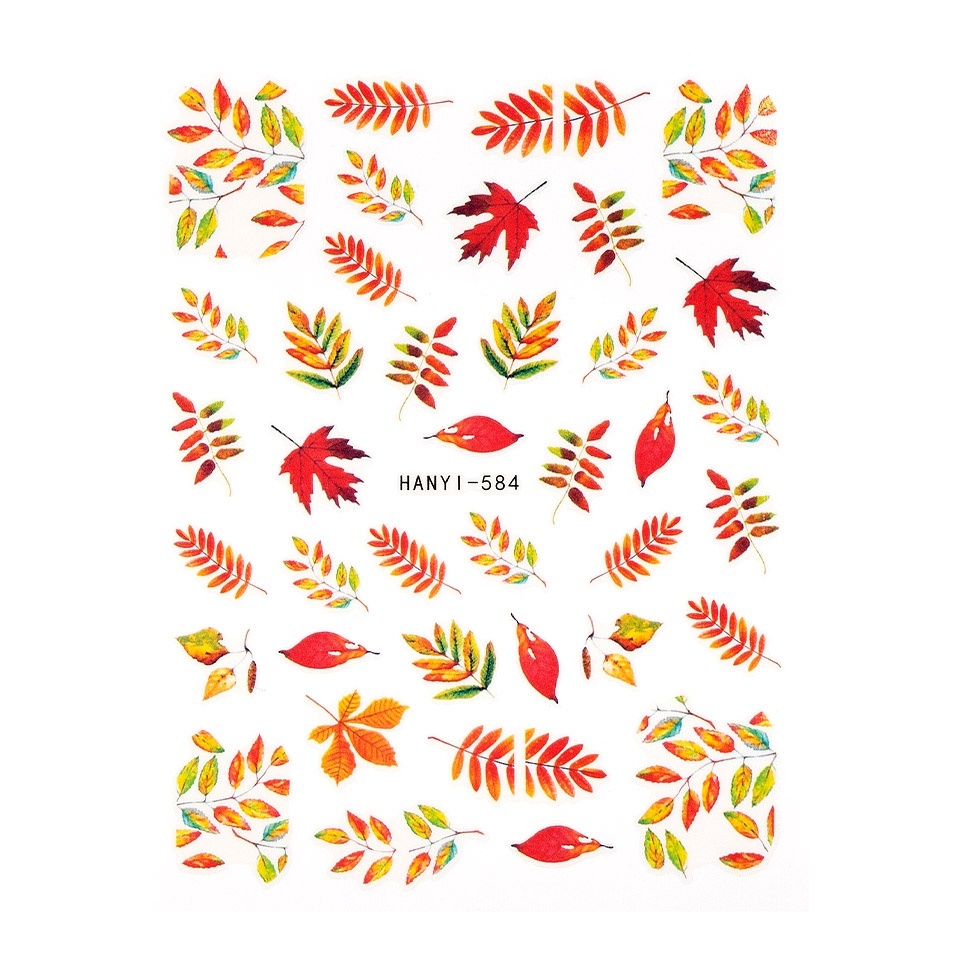 Abtibilduri Unghii SensoPRO Milano Leaf Mania HANYI-584