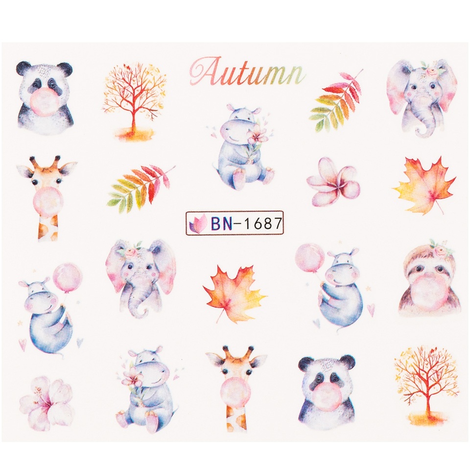 Tatuaj Unghii LUXORISE Fall Muse BN-1687