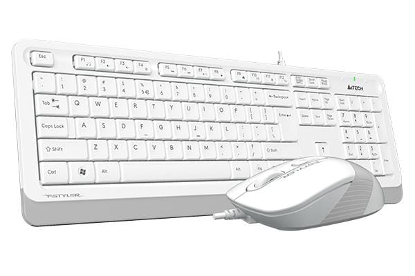 Kit Tastatura si Mouse A4TECH Fstyler F1010-W Alb - imagine 3