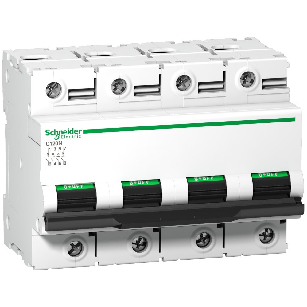 Siguranță Automată Schneider Acti9 C120N 4P 100A