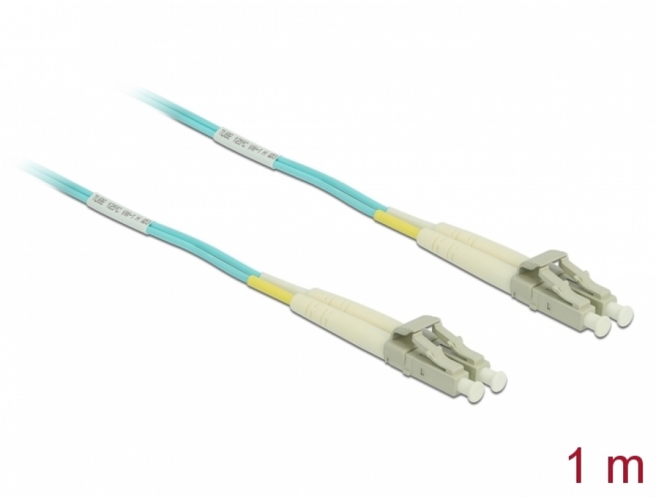 Cablu Fibra Optica LC-LC OM3 1m Delock