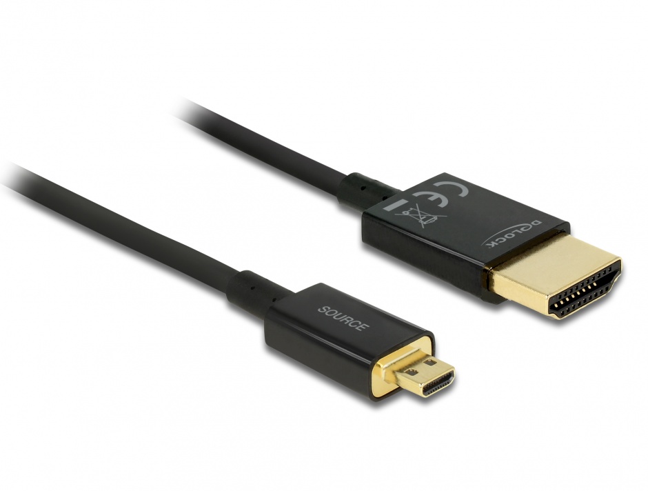 Cablu HDMI Micro HDMI Delock 4.5m 4K Premium