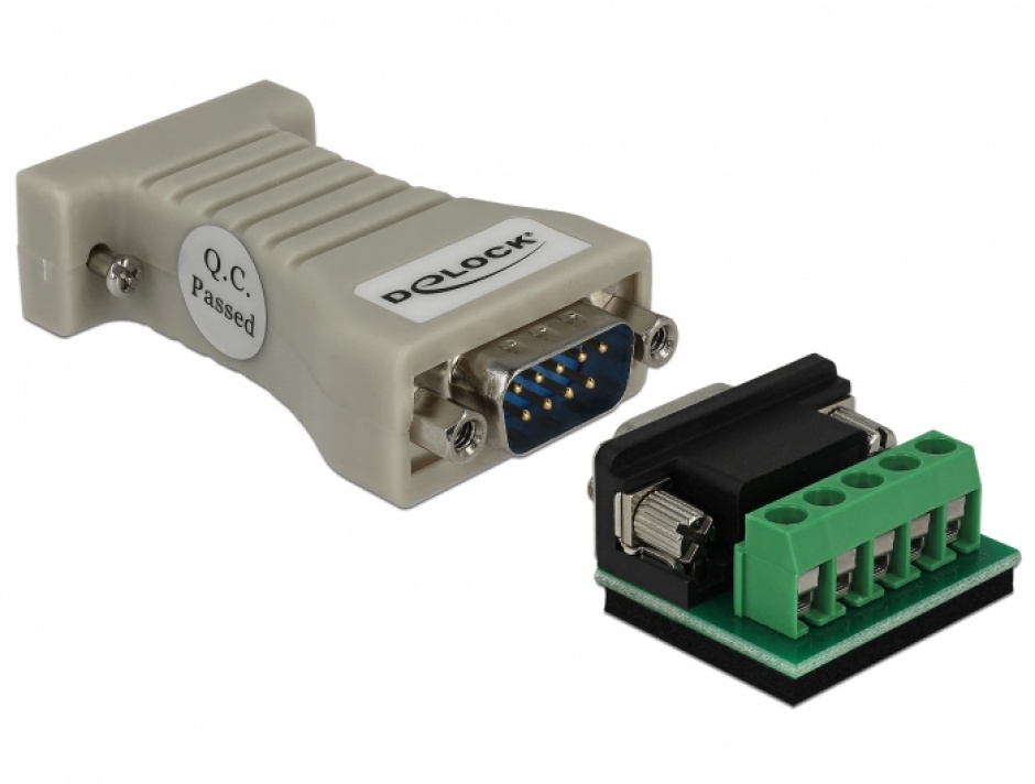 Convertor Delock RS-232 la RS-422/485, Protectie ESD 15kV