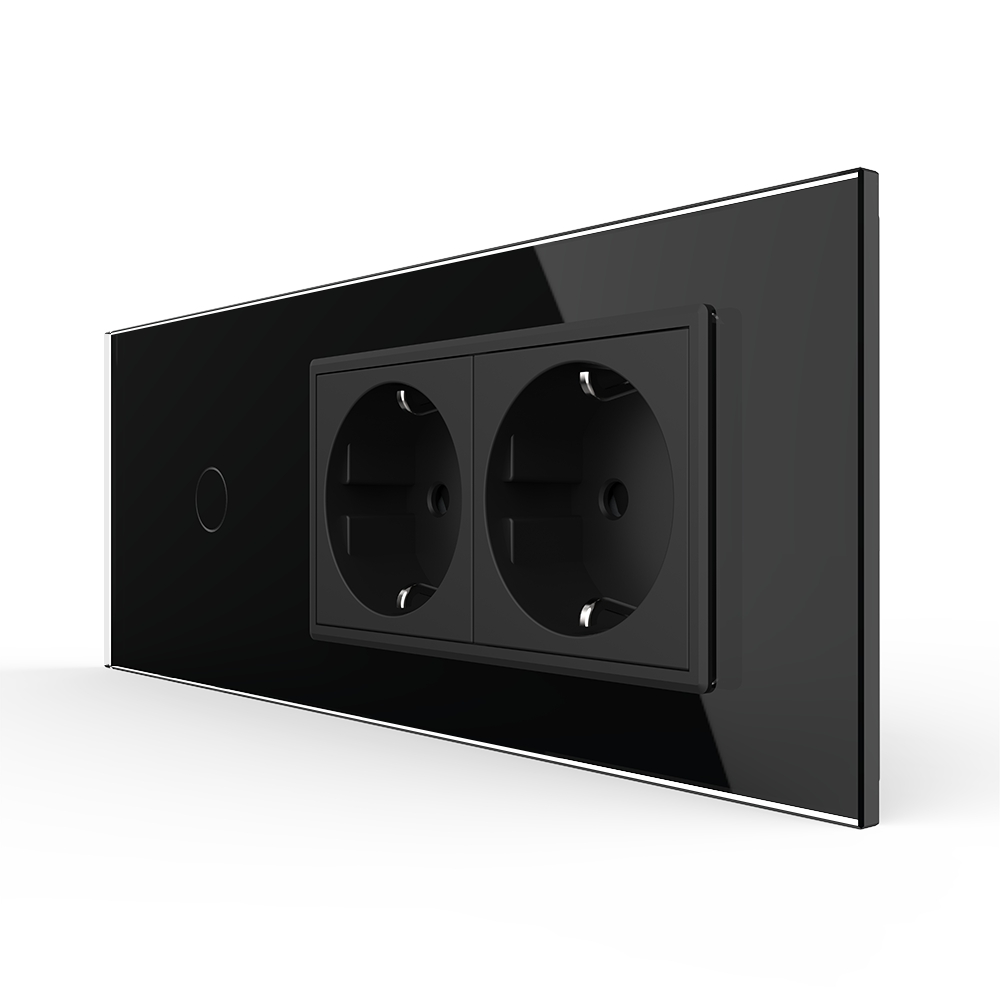 Intrerupator + 2 Prize Livolo Sticla 6A - imagine 5