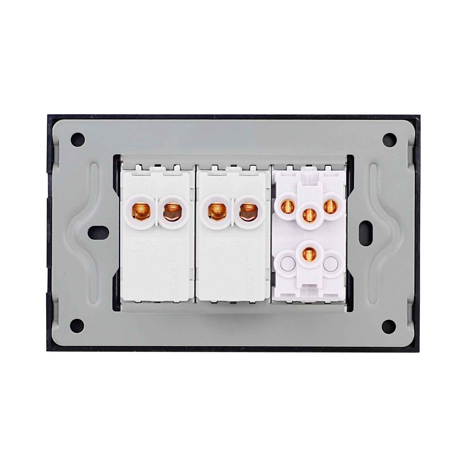 Întrerupător Mecanic 4 Posturi LUXION Sticlă, IP44 - imagine 8