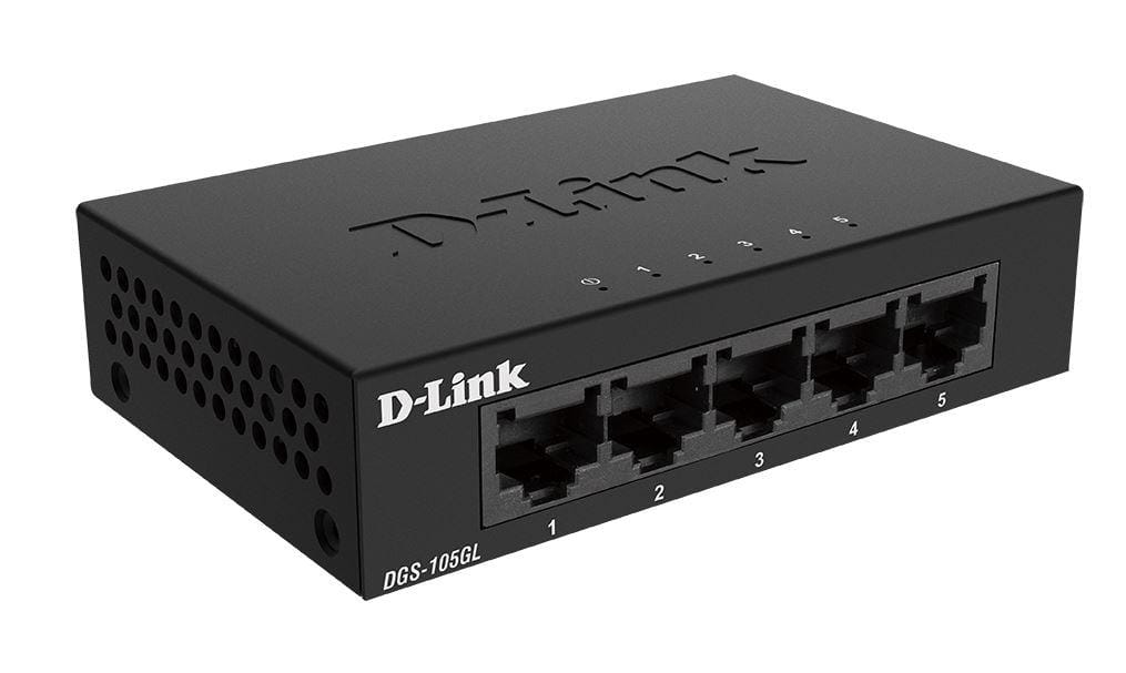 Switch D-Link DGS-105GL, 5 Porturi Gigabit, Metalic - imagine 3