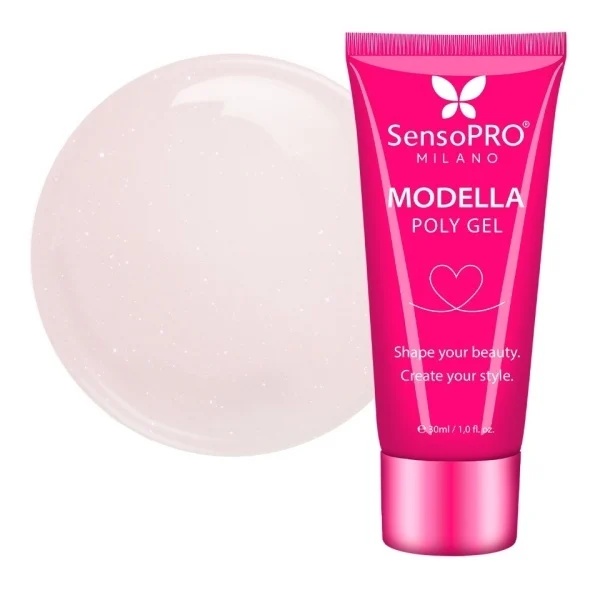Polygel MODELLA SensoPRO Milano - Nude Rosé, 50ml