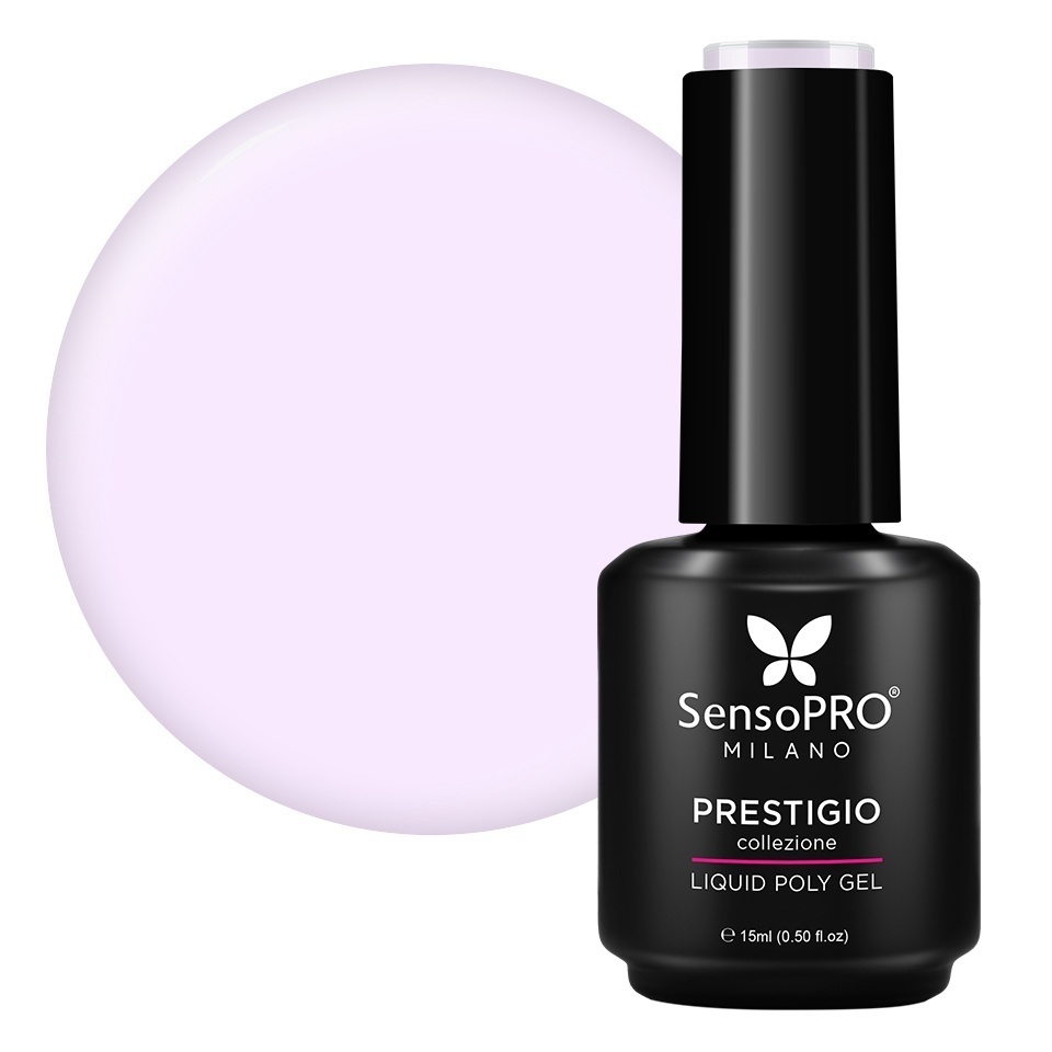 Polygel Lichid SensoPRO Milano PRESTIGIO, Angelic Blush, 15ml