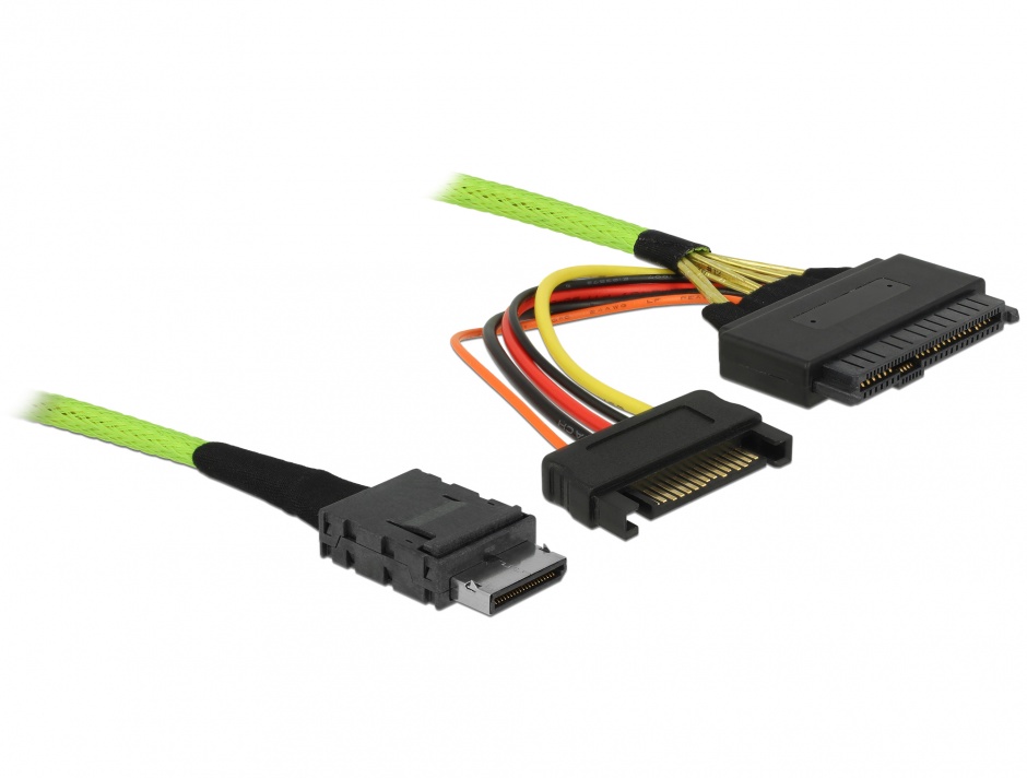 Cablu OCuLink la U.2 1m Delock 32 Gbps