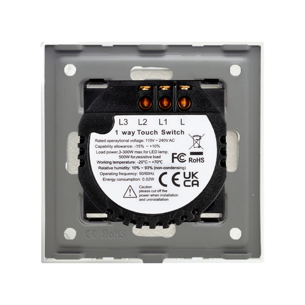 Intrerupator Dublu Touch Marmura Luxion, 500W - imagine 4