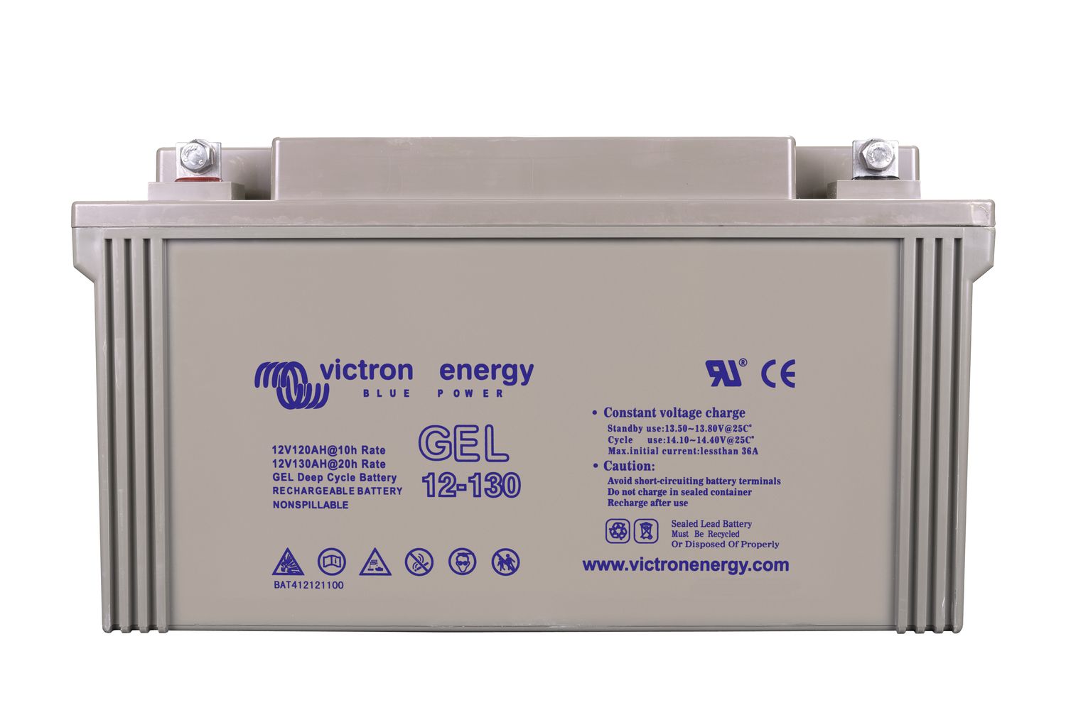 Acumulator Victron Energy GEL 12V 130Ah Deep Cycle Premium - imagine 2