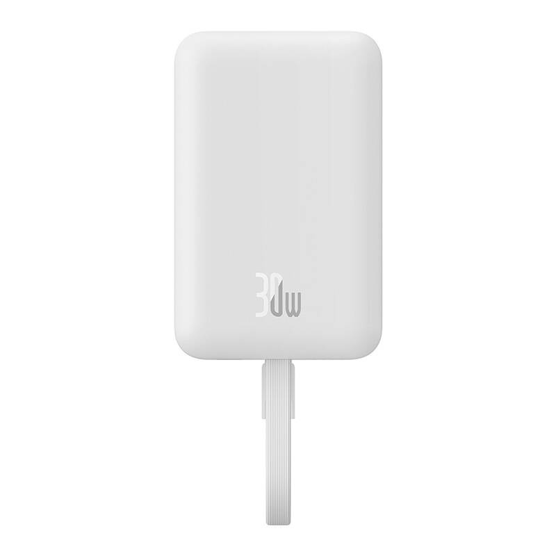 Power Bank Baseus Magnetic Mini 10000mAh 30W MagSafe Alb