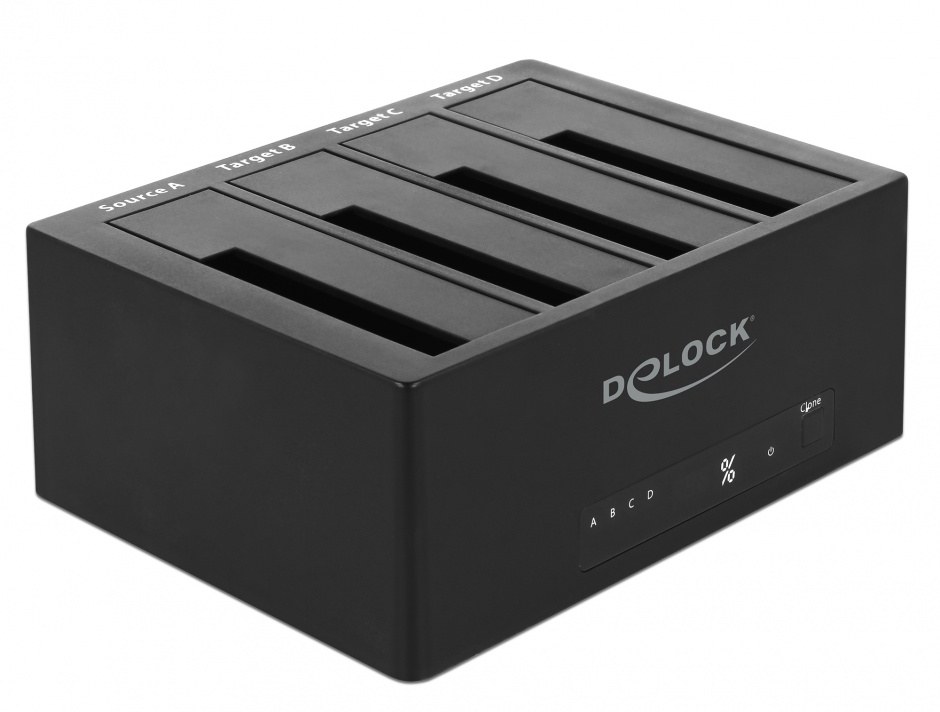 Docking Station USB 3.0 Delock 4x Bay + Clonare