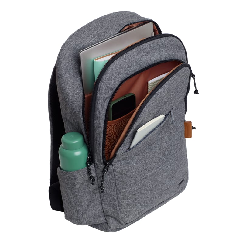 Rucsac Laptop Trust Avana 16" Gri - 20L, Eco-Friendly - imagine 6