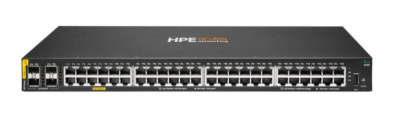 Switch HPE Aruba 6100 48G PoE+ - 4SFP+ | Performantǎ Enterprise