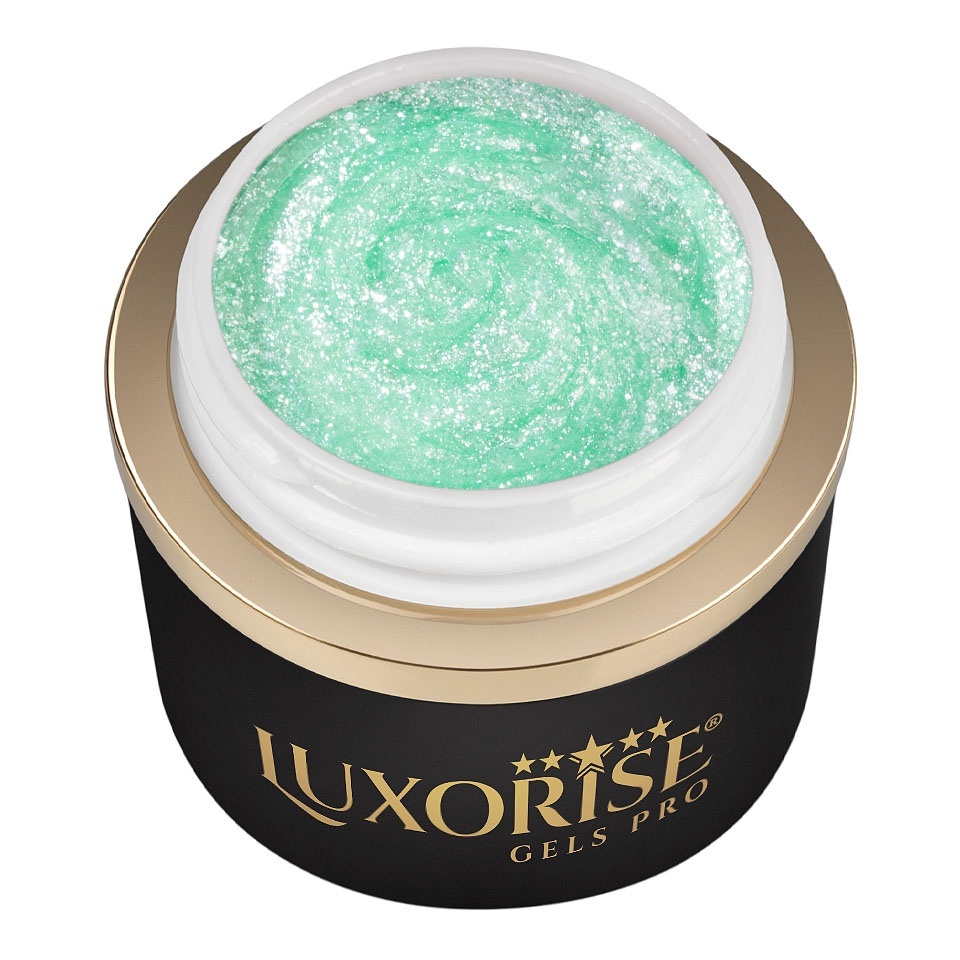 Gel Design 3D LUXORISE Royal Glitz, Icy Mint 5ml