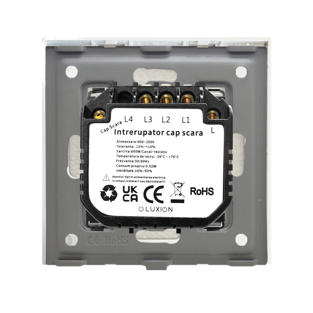 Întrerupător Triplu Touch Marmură LUXION - imagine 4