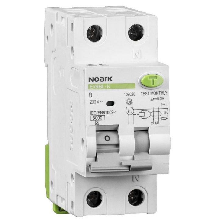 Intrerupator Diferential RCBO 1P+N Noark - imagine 1