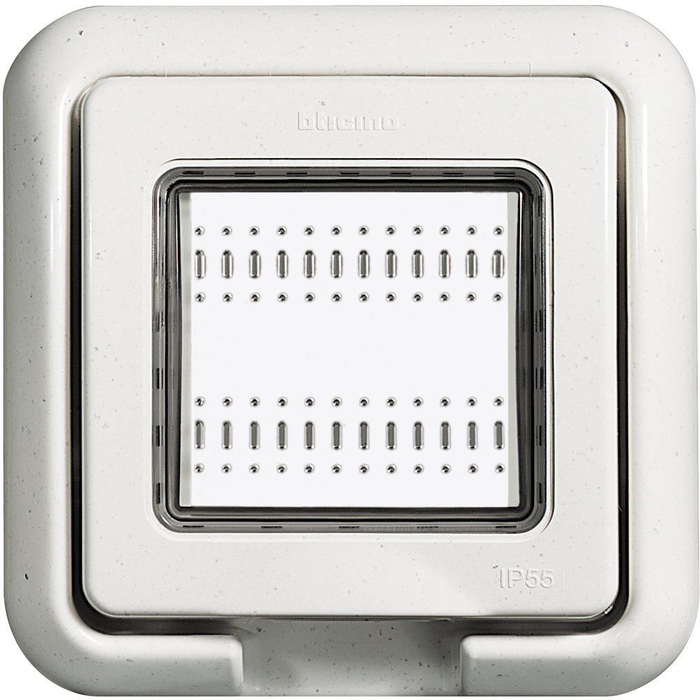 Placă Ornaments IP55 Bticino 2 Module Alb