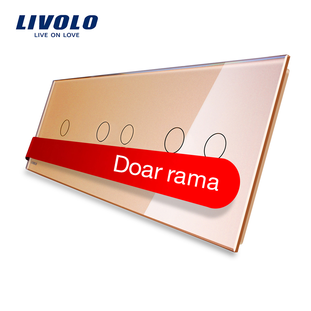 Panou Livolo Touch Sticla 1 Simplu + 2 Duble - imagine 5