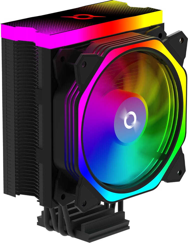 Cooler Procesor AQIRYS URANUS ARGB Negru - Performanță și Stil - imagine 4