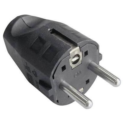 Stecker Schuko Bachmann Demontabil, Negru