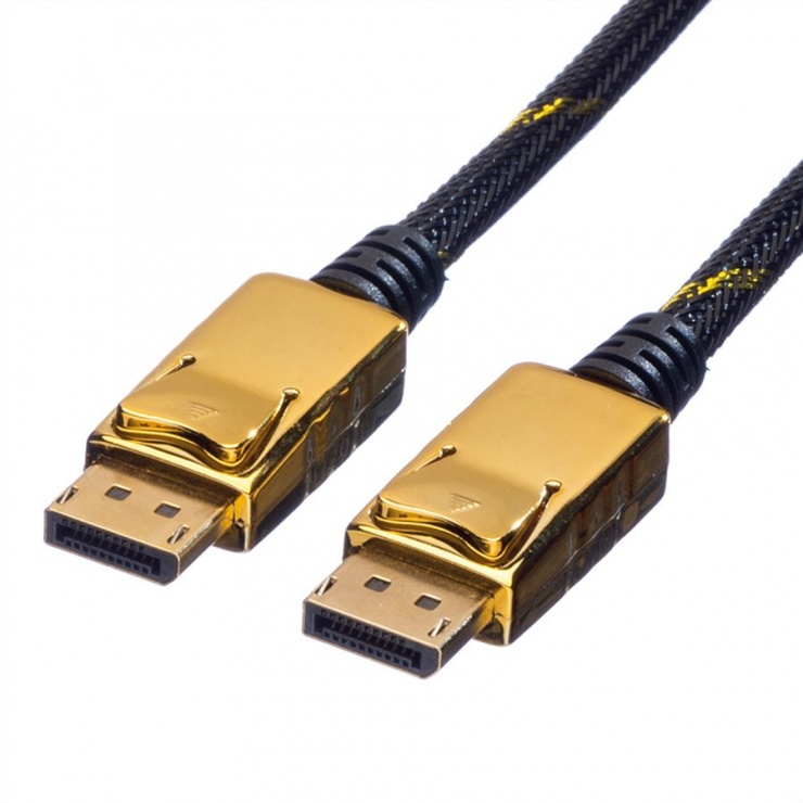 Cablu DisplayPort Gold 4K 1m Roline