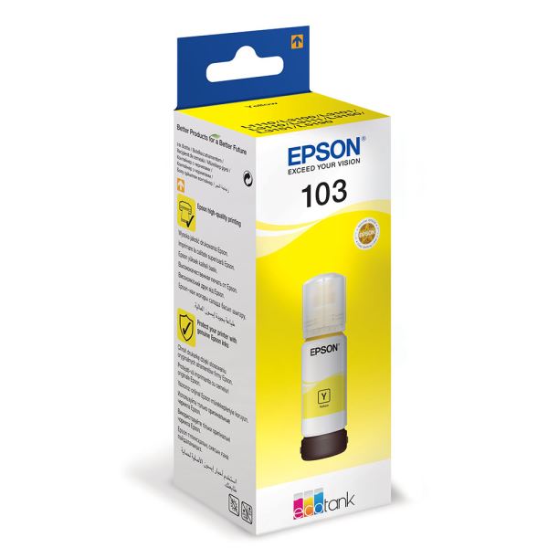 Cartus Cerneala Epson 103 Yellow Original 70ml EcoTank