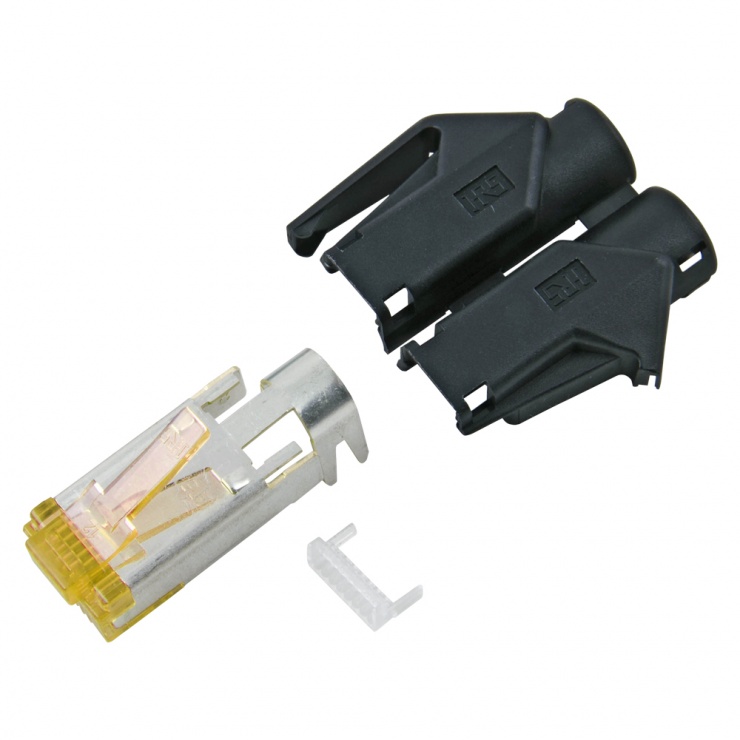 Conector RJ45 Cat.6A Negru OEM | Retea Performanta