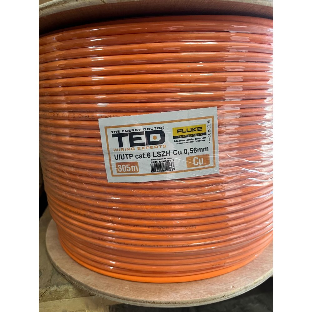 Cablu UTP Cat.6 305m Cupru Integral LSZH Ted Electric