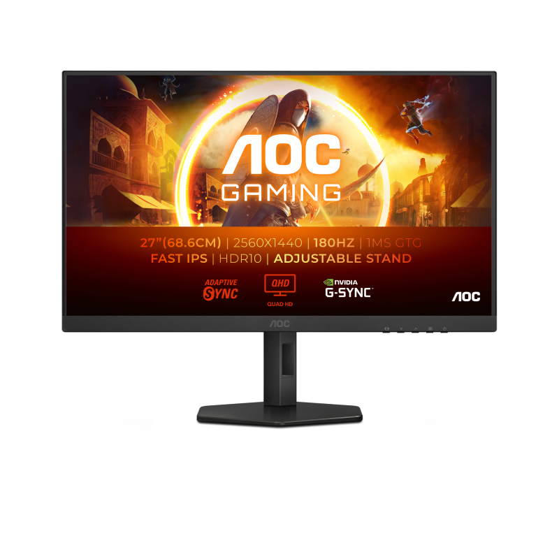 Monitor Gaming AOC 27" Q27G4XF 180Hz QHD IPS | 1ms